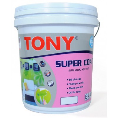 Sơn nội thất Tony Super Coat 18 lít